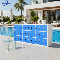 Lemari Kantor Baja dan Kabinet Penyimpanan dengan Desain Minimalis Modern, Kunci Pengaman Tahan Api, Pilihan Warna-Warni
