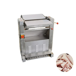 <b>Meat</b> Skinner Machine Simple Operation Pork Skin Removed Cutting Machine Beef <b>Meat</b> Skin Peeling Machine - Product Image 1