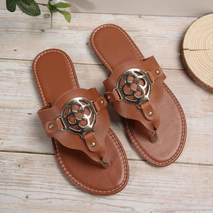 Sandalias de cuña para mujer, de ocio, con punta abierta, suela gruesa, plataforma, casuales de verano, con tira trasera, ligeras, estilo Tory Burch - Product Image 4
