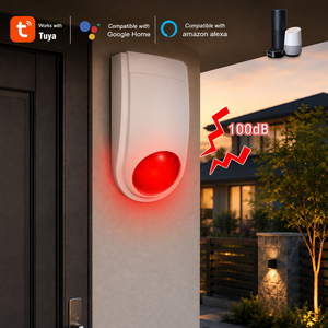 Tuya Smart WIFI Outdoor Siren Home <strong>Security</strong> Intruder <strong>Alarm</strong> Wifi Strobe Light with Loud Voice for Home <strong>Security</strong> - Product Image 1