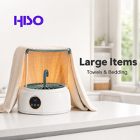 Séchoir à linge manuel portable et compact 600W, économe en énergie, avec minuterie 241-480 min, 5-9,9 kg, pour intérieur, extérieur, hôtel, voyage, dortoir