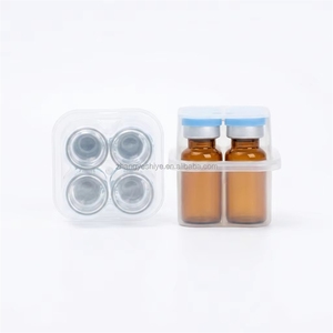 Amber 2R 3ml Pharmaceutical Sterile Injection Glass Vial Bottle with <b>Rubber</b> Stopper Tubular Borosilicate Empty Vial Supply - Product Image 5
