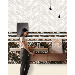Carreaux muraux et de sol en céramique foncée brillante Vistaar 300x450mm, antidérapants, résistants aux acides, pour usage intérieur - Fournisseur d'usine - Product Image 6