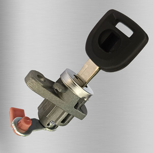 Mazda3 Old Mazda6 Door Lock Cylinder MZ196M2 Cylindrical Lock 1 Key Grey Plastic Copper Zinc Alloy - Product Image 2