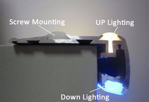 Profilé de canal en aluminium éclairé par LED pour l'éclairage du nez d'escalier - Product Image 4