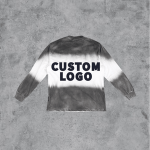 Custom Logo <b>Tie</b> <b>Dye</b> Acid Washed <b>Sweatshirt</b> Men Oversized Casual Long Sleeve Pullover Top - Product Image 3