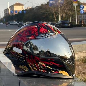 <span class=keywords><strong>Cascos</strong></span> de Motocicleta en Oferta, Integrales, Retro, Vintage, Casco de Moto con Certificación DOT, Seguros para Hombres y Mujeres, para Motociclismo de Turismo - Product Image 1