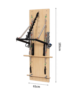 LongGlory Attrezzatura Professionale di Alta Qualità per Pilates, Tavola da Pilates Montata a Parete per Allenamento <span class=keywords><strong>Yoga</strong></span> e Fitness - Product Image 2