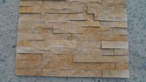 Nuage jaune grès Culture pierre moderne extérieur pavage <span class=keywords><strong>ardoise</strong></span> pierre fendue vente en gros revêtement extérieur panneau mural naturel - Product Image 5