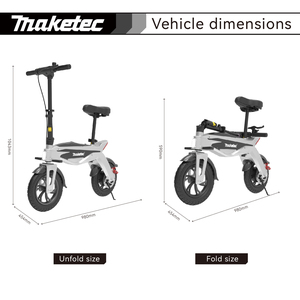 Patinete Plegable de 2 Ruedas 350W 36V, para Adultos con Asiento para Paseos Urbanos, Campus y Viajes Diarios F701 - Product Image 2