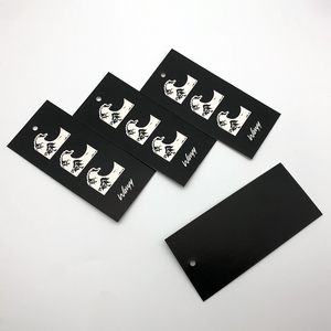 Nhà Máy Giá Tùy Chỉnh Màu Đen Sáp Dây Con Dấu Khóa Quần Áo Thương Hiệu Thẻ Treo Đu Tag etoquettes Cho Quần Áo - Product Image 4