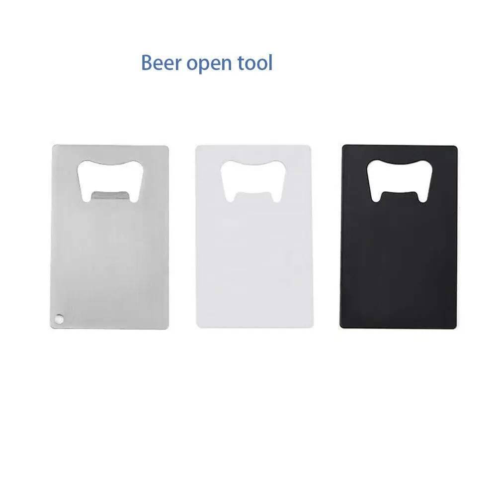 Недеформируемый металлический инструмент для открывания пивных бутылок, модный дизайн, индивидуальный портативный открывалка для бутылок