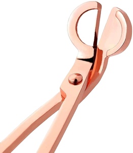 Tondeuse à mèche électrique, <span class=keywords><strong>ciseaux</strong></span> coupe-bougies en <span class=keywords><strong>or</strong></span> Rose - Product Image 1