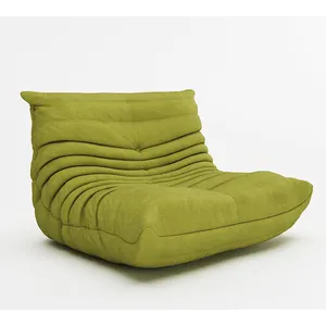 Sofá de couro italiano para sala de estar, móveis modernos, exclusivo e luxuoso, sofá único, Togo, para venda