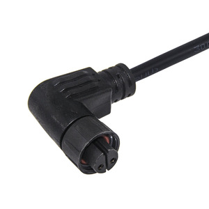 Conector de alimentación para silla de ruedas M15 L90 °, IP67 2-10 Pines, impermeable, macho, hembra, Panel de cable, contacto de cobre para sillas de ruedas eléctricas - Product Image 3