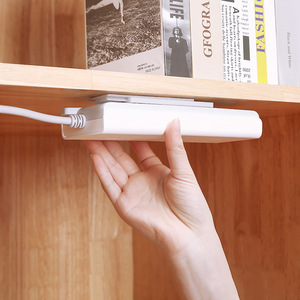 Power Strip Wall Mount Adhesive Holder For Router And Fan With Adjustable Socket Panel - Product Image 3