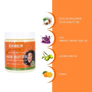 Crema de Manteca Capilar Natural de Aceite de Coco y Semilla de Uva Ekber, Más Vendida, <span class=keywords><strong>para</strong></span> Reparar e <span class=keywords><strong>Hidratar</strong></span>, <span class=keywords><strong>Acondicionador</strong></span> Capilar Orgánico con Aceite de Argán - Product Image 4