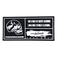 Patch en PVC personnalisé, logo en caoutchouc souple, vente en gros, patch en caoutchouc PVC personnalisé avec logo