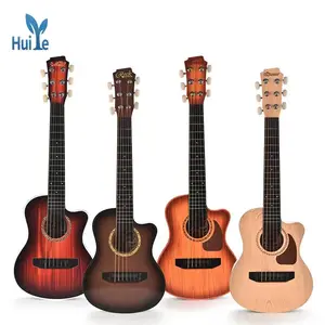 Huiye מיני גיטרה 4 מיתרים קלאסיים Ukulele גיטרה צעצוע כלי נגינה לילדים מוקדם חינוך קטן גיטרה