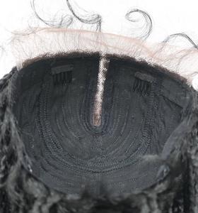 Nouveautés en gros Perruque synthétique Lace Front courte tressée style Box Braid avec dentelle marron clair sans colle - Product Image 6