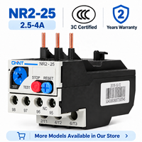 Penjualan Panas CHINT NR2-25 2.5-4A Relay Thermal Overload untuk Perlindungan Motor dan Kontrol Motor