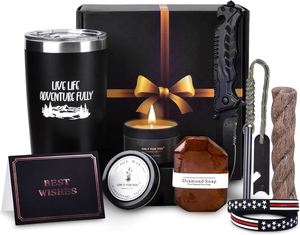 Panier-cadeau d'anniversaire pour homme, petit ami, mari, fils, frère, ami, oncle, ou personne passionnée de plein air – Cadeau idéal pour la fête des pères - Product Image 1