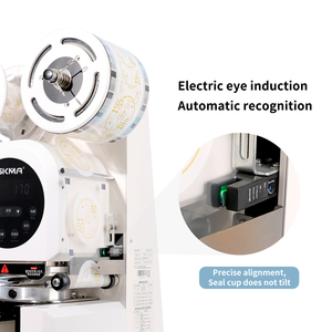 Hochgeschwindigkeits-<span class=keywords><strong>Bubble</strong></span>-<span class=keywords><strong>Tea</strong></span>-Cup-Versiegelung maschine Edelstahl-Milchtee-Shop-Ausrüstung Kommerzielle Saftbecher-Versiegelung maschine - Product Image 5