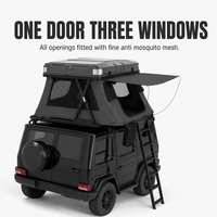 Tente de toit rigide électrique YYD OVERLAND avec application et télécommande, ouverture automatique en 60 secondes, pour observation des étoiles, en tissu 600D imperméable, pour 2 à 3 personnes