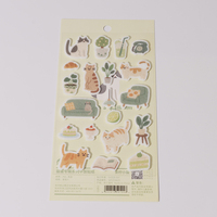 Pegatinas de Gatos Kawaii de Vigreat, Pegatinas Bonitas Autoadhesivas para Diario, Cuaderno, Proyectos de Manualidades, Decoración y Accesorios