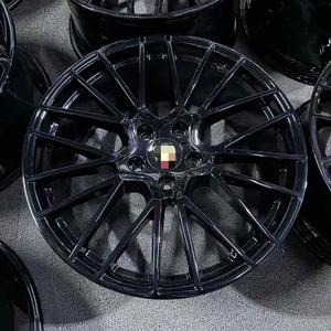 Jantes en alliage d'origine de 21 pouces pour Porsche Cayenne 9YA 9Y0 958, motif de boulons <span class=keywords><strong>5x130</strong></span> pour Cayenne Turbo GTS S E Hybrid - Product Image 4