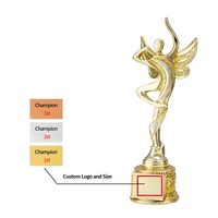 Estatua de baile de calidad, trofeo de resina, premios, regalos de recuerdo, competición de baile de alto grado, copa de trofeo de campeón