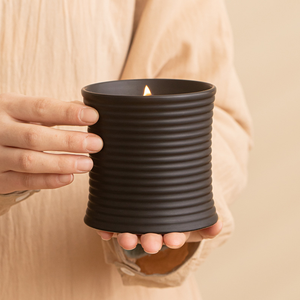 Décoration de tasse en céramique à la <span class=keywords><strong>cire</strong></span> de soja faite à la main en bois de santal écologique, très vendue - Product Image 4