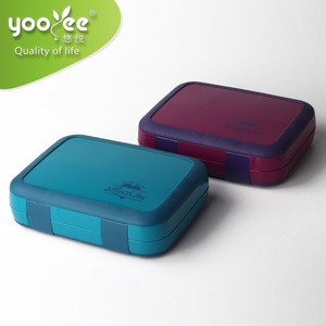 Dishwasher Safe Bento Lunch Box Set with 4 Compartments BPA Free Bento Storage Box for kids to school