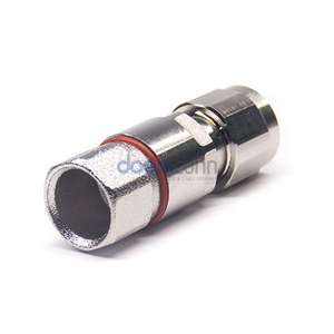 N Male <strong>Connector</strong> Straight for 1/2" Flex Clamp 3/8" Super <strong>Flexible</strong> for Antennas Base Stations - Product Image 2