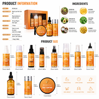 Kit d'installation de perruques avec logo personnalisé, colle à dentelle imperméable, spray fixateur, contrôle des bords, ensemble de soins capillaires pour femmes, vente en gros OEM ODM MOQ