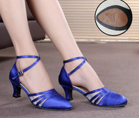 Chaussures modernes pour filles danse femmes chaussures de danse latine dames salle de bal Tango fermé Salsa chaussures de pratique