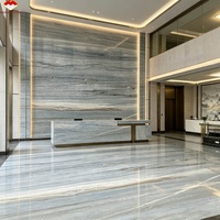 Grande dalle de marbre bleu Palissandro moderne et imperméable pour appartement, hôtel, villa, salon, salle de bain, cuisine, salle à manger, mur et sol