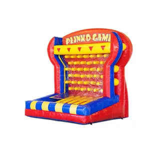 Factory price interactive PLINKO GAME inflatable Plinko sports game for sale,giant Inflatable Plinko for event