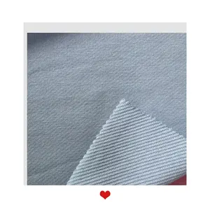 AMOSTRA GRATUITA de tecido de algodão penteado para camiseta 32S TWILL HOODY