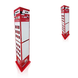 Présentoir au sol en PVC personnalisé pour vente au détail Présentoir à douilles élégant pour produit efficace pour vitrine - Product Image 4