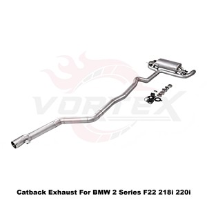 Kit de tuberías de acero inoxidable premium Vortex Direct-Manufacturer para BMW F22 218i 220i 2014-2024 Styling - Product Image 2