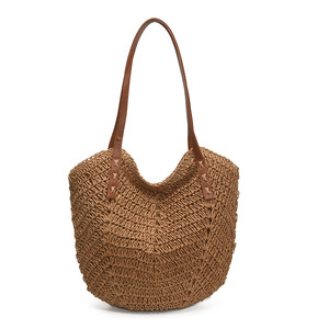 Bolso Tejido de Moda Verano 2025, Nuevo Diseño, Estilo Sandalia, para Vacaciones en la Playa, Bolso de Hombro de Gran Capacidad - Product Image 2