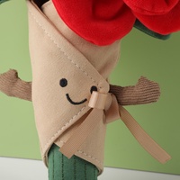 Poupée en peluche rose pour la Saint-Valentin et le Festival Qixi, cadeau pour petite amie, bouquet de roses en peluche, vente en gros