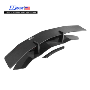 Alerón trasero de fibra de carbono seca estilo LP750 SV con tapa base para Lamborghini Aventador LP700 LP740 LP750 2011-2022 - Product Image 1