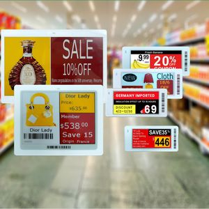 Etiqueta de Precio Digital de 3.5 Pulgadas, Sistema ESL de Papel Electrónico Personalizado con WIFI, NFC y BT para Tiendas, Etiqueta Electrónica para Estantes - Product Image 1