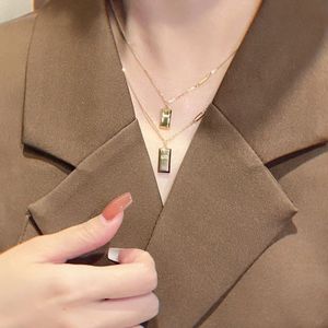 Xinfly Trendy Pure Real <b>24K</b> Yellow 999 <b>Gold</b> Rich Brick Pendant Couple Necklace Fine Jewelry Set for Women and Men - Product Image 5