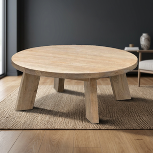 Antique Traditional Mango Solid <b>Wood</b> Rustic Living Room Classic Furniture Vintage <b>Reclaimed</b> Convertible Extendable Coffee <b>Table</b> - Product Image 4