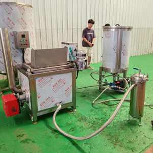 Công NGHIỆP Đồ ăn nhẹ thực phẩm tự động khuấy chiên Vòng Máy chuối chuối chuối chip Đậu phộng chiên hành tây máy hàng loạt Nồi chiên - Product Image 5