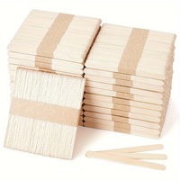 Bâtonnets de crème glacée en bois jetables écologiques et durables 114*10*2mm, bords arrondis, vente en gros, optez pour le vert