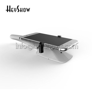 HeyShow Anti-Theft Smartphone Stand Mobile <strong>Cell</strong> <strong>Phone</strong> Security <strong>Alarm</strong> Holder <strong>with</strong> <strong>Remote</strong> <strong>Control</strong> Clamp Mount for Wall Desk Use - Product Image 2